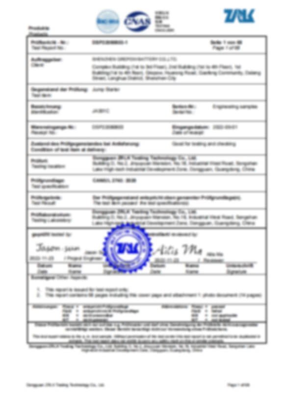 UL2743 Report