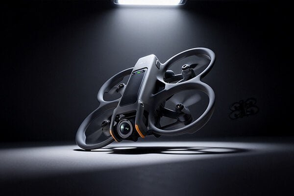 An assortment of different FPV drone types on a workbench