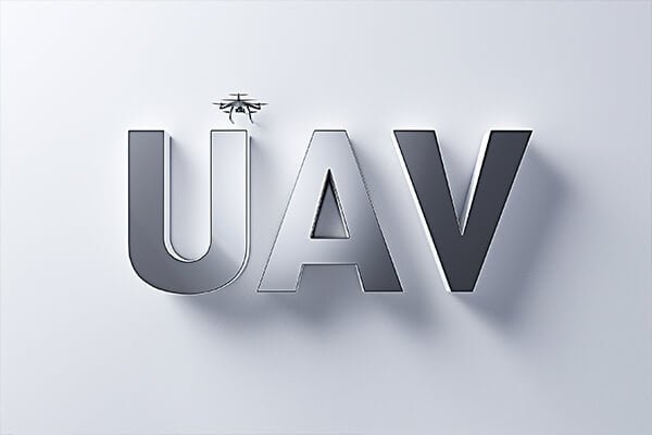 A professional-grade UAV in mid-flight over an industrial site