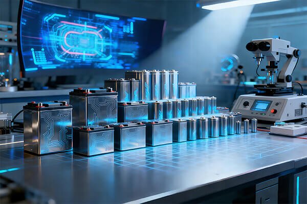 Choosing UPS Battery Parameters A technician inspecting UPS battery parameters on a monitor