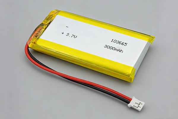 Warning Sign of a Failed Li-Po Battery A swollen, puffed Li-Po battery, clearly indicating it is damaged and unsafe to use