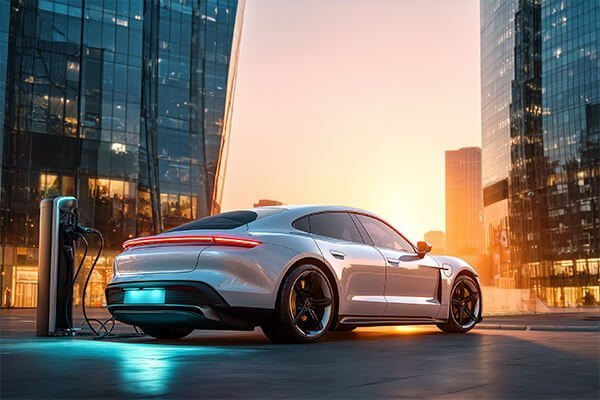 An image of a high-performance electric car or a professional power tool