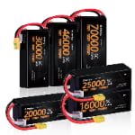 High Energy Density Drone Battery Pack 6S 25000mAh Series, Lightweight Semi-Solid State Power Solution