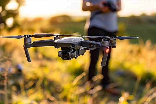 A drone flying reliably in a snowy, freezing environment, a task that challenges traditional batteries.