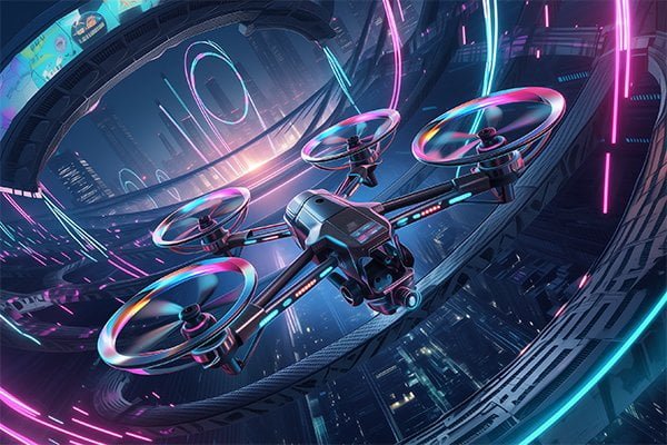 Choosing the Right FPV Drone Battery A collection of different FPV drone batteries with varying specs laid out on a workbench